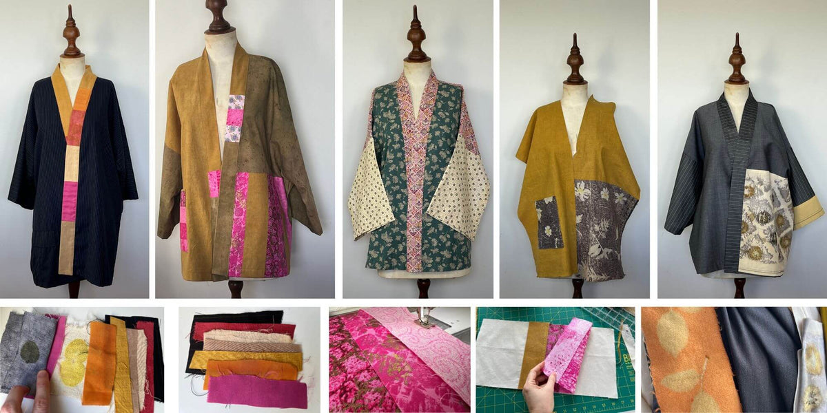 Minimal Waste Kimono Top Sewing Pattern + Course