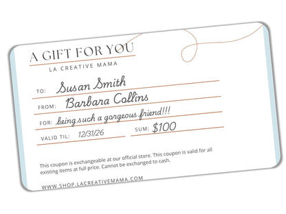 Gift card $50