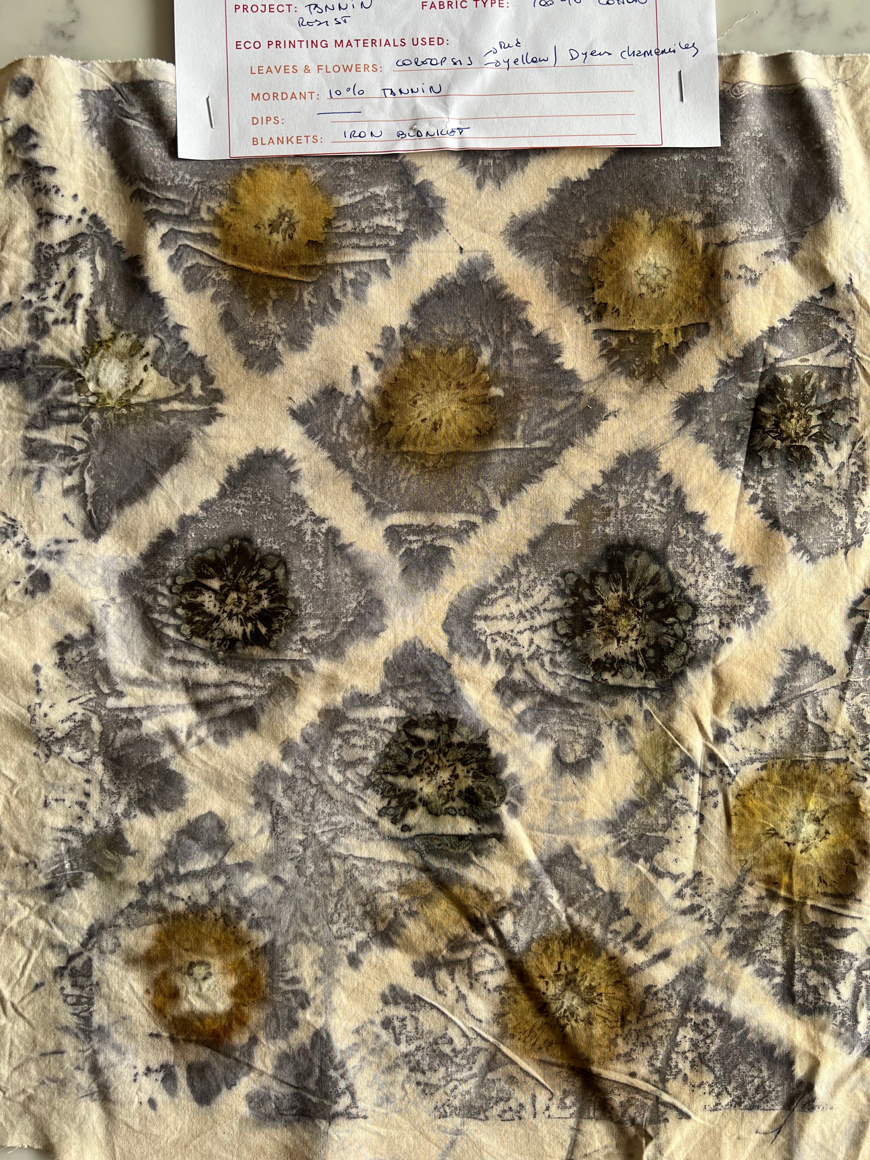 Eco Print Resist Printable Tutorial