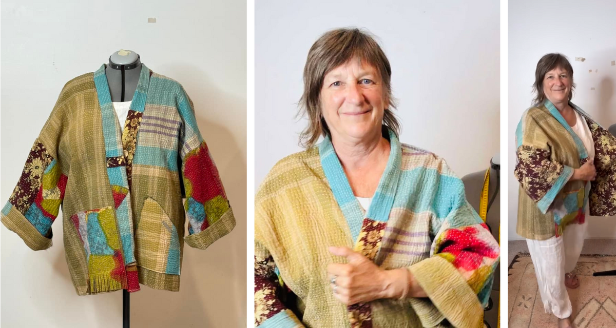 Minimal Waste Kimono Top Sewing Pattern + Course