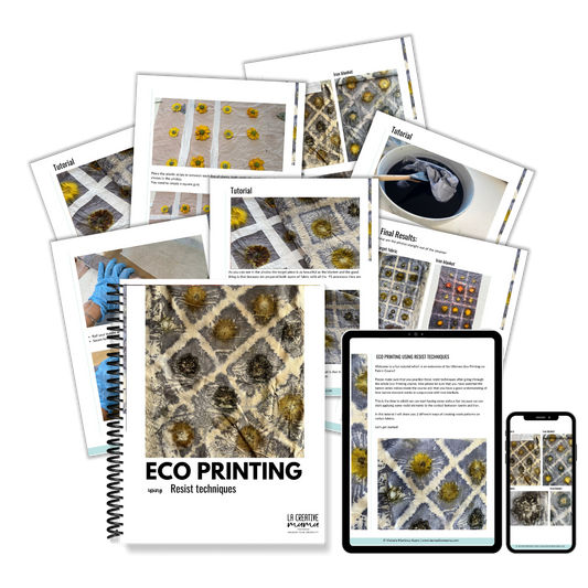 Eco Print Resist Printable Tutorial